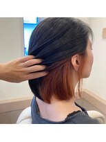 ラック(LUCK)&nbsp;ボブベースインナーカラーオレンジ