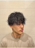 ツーブロック刈り上げ／ハードツイストスパイラル