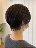 【大人ショート】【暗髪】【ショート】