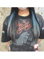 サクラ オモテサンドウ(SAKURA)&nbsp;インナーカラーペールブルー