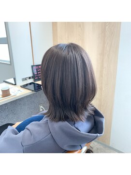 トゥーリ 浜町店 長崎(tuuli) モノグレージュ×外ハネレイヤー