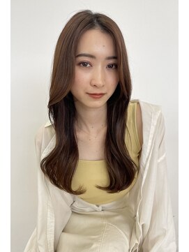 アドレバイハピネス(ADORE by happiness) 大人可愛い韓国風スタイルセンターパート 奈良大和八木 20代30代