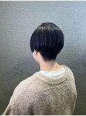 ベリーショートブルーブラックカラー