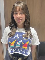 ラミエ バイ メルト 吉祥寺(lamie by melt)&nbsp;"久保田"ハイトーンベージュカラー韓国風ヘアレイヤーカット