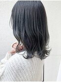 【Isola】透明感ブルージュ×外巻きミディアム