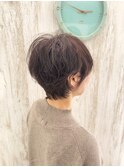 マッシュショートのパーマスタイル☆