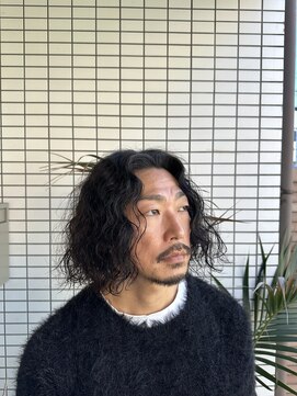 スウェル 船橋店(Swell) ウルフ/アッシュブラック/カルマパーマ/ベリーショート/船橋1