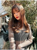 Siena 渋谷　ロング×チョコベージュ