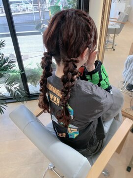 シャーマン(SHERMAN) ツイン編み下ろしアレンジ♪