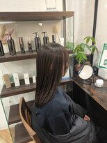 オラ ボーテ(Aura Beaute)&nbsp;ウィービンググレージュカラーロングヘアー