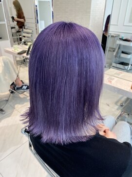 ヘアーアンドメイク ニューヨークニューヨーク 姫路店(Hair&Make NYNY) ブルーラベンダー ハイトーン