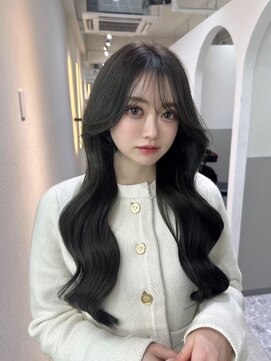 ジーナ 流山おおたかの森(Zina) 髪質改善＊ブルーブラックカールロング＊美髪【Zinaおおたか】