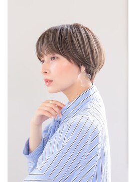 ハピネス クローバー 八木店(Happiness CLOVER) マッシュショート　白髪ぼかし　30代40代　アッシュグレー　八木