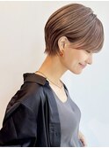 30代40代50代ハイライト白髪染め似合わせ前髪あり髪型【安野】