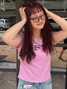 バーシャミ 博多(Baciami) 【SENA】オン眉×チェリーレッド/博多