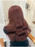 【モテ髪×チェリーレッド】