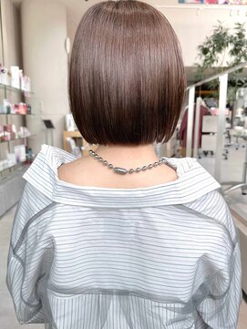 ミンクス渋谷スマートサロン(MINX shibuya smart salon) 【MINX】くびれヘア＋くすみベージュハイライトカラー_渋谷
