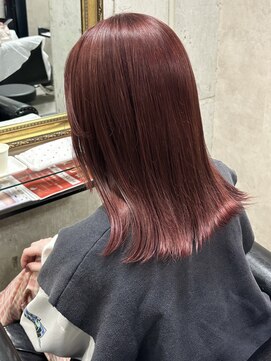 ルノン フィージュ(LUNON fieju) 黒髪クラゲヘアーオリーブグレー小顔ココアベージュ