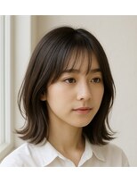 タネ 八尾河内山本店(Tane)&nbsp;ナチュラル外ハネ×柔らかミディ