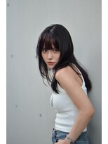 シーン(SCENE)&nbsp;[天神今泉/黒髪カタログ/クラゲヘアー/オリーブグレー]