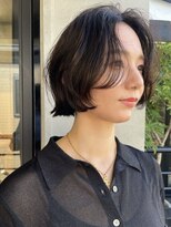 スク(SUKU)&nbsp;レイヤーボブ×ツヤカラー
