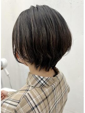 ロミー 本厚木(ROMMY.) レイヤーショート☆グレーブラウン丸みショート☆20代～50代