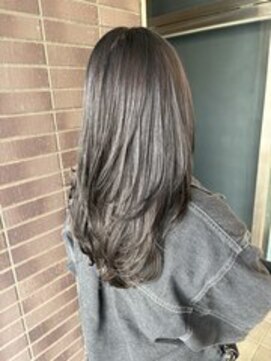 チャプター 千葉ニュータウン中央店(chapter) 簡単ワンカールレイヤーアイスグレージュカラー