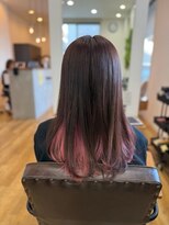 リンク(Link Hair&Spa)&nbsp;【ASUKA】インナーカラー×ペールピンク