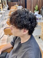 クオリス 上板橋店(QUALIS)&nbsp;爽やか◎メンズショートマッシュ縦落ちツイスパ