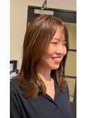 ミディアムレングスのレイヤーカットを韓国風に archive垂水