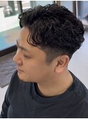 セット楽々パーマ！カチッとスタイルもナチュラルスタイルも◎