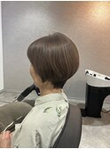 骨格補正ショートボブ