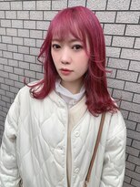 シエ バイ ケンジ 湘南台(sie by KENJE)&nbsp;ダークパープル/ナチュラルショート/夏のヘアアレンジ/湘南台