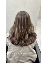 エスドットブルーム 梅田店(S.BROOM) 柔らかミルクティーベージュハイライト 大阪梅田