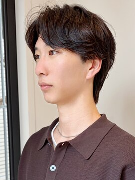 ローネス 表参道(LONESS) 毛流れセンターパート／ニュアンスパーマ／毛流れパーマ