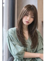 ビーワールド(B WORLD) 【藤枝】透明感オリーブベージュ×レイヤーカット