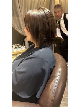 ペッツショコラ(PETZ chocolat) ミディアム　グレージュ　縮毛矯正