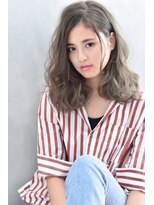 オウル(Owll)&nbsp;★DISHEL ★フェザーロングセンターパートブルージュ