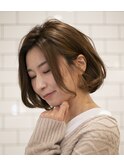 人気☆シンプル上品な印象のボブスタイル☆