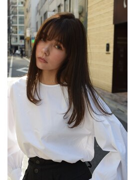 ミエル ヘア 新宿(miel hair) 大人可愛いワンカールミディ