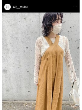 ムク(MUKU) ウルフとパーマ