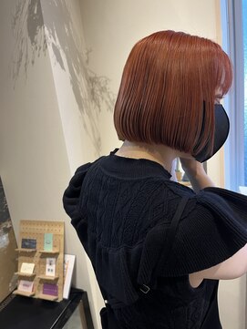 エディ(eddie) 【eddie】ミニボブ×オレンジ