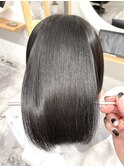 【自分史上一番☆】黒髪ツヤ髪質改善ストレート☆