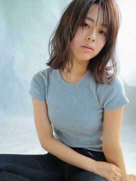 ソヨン 高槻店(SOYON) ココアブラウン　外ハネ　くびれヘア