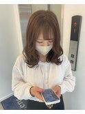 透明感×オリーブベージュカラー