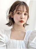 小顔ヘルシーレイヤースタイル透明感カラー【修】20代30代40代