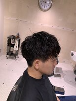 フランクスバーバーザスタンド(Frank’s barber the stand)&nbsp;メンズ眉毛ツーブロックショートニュアンスパーマF