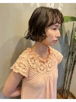 フレーム なんば店(FRAME)&nbsp;◎ボブのおっきめカールのパーマ