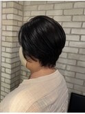 コンパクトショート×ダークブラウン