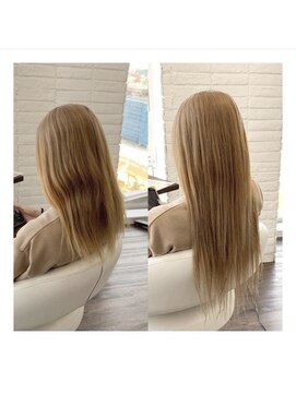 クラナ(clana) ハイトーンエクステブリーチインナーミルクティーベージュ